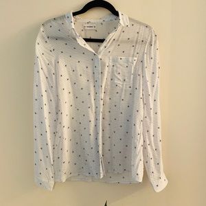 Pull&Bear NWOT starfish button up shirt size S
